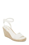 Prada Espadrille Wedge Sandal In Avorio