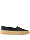 Prada Espadrilles Aus Leder In Black