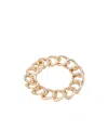 Prada Cut-out Chain Bracelet In Yellow