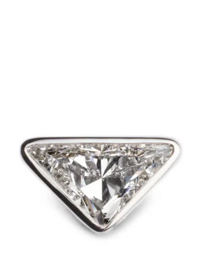 Prada Eternal Gold Laboratory-grown Diamond Single Earring In Silver