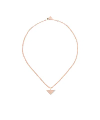Prada Eternal Gold Pendant Necklace In Yellow