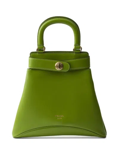 Prada Etude Leather Bag In Felce N