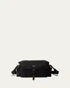 Prada Explore Large Re-nylon Shoulder Bag In Black