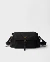 Prada Womens Black Re-nylon Large Shoulder Bag In Black