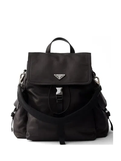 PRADA EXPLORE LEATHER BACKPACK