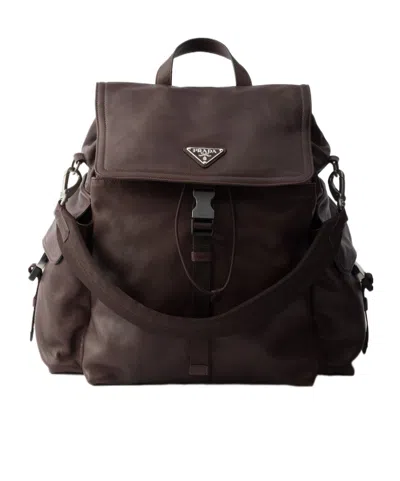 PRADA PRADA EXPLORE LEATHER BACKPACK