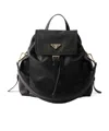 Prada Explore Medium Nappa Leather Backpack In Black
