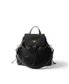 Prada Explore Medium Nappa Leather Backpack In Black