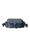 Prada Explore Medium Nappa Leather Shoulder Bag With Flap In Red