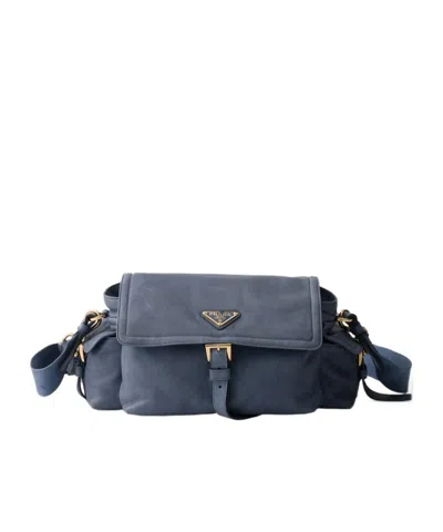 PRADA PRADA EXPLORE MEDIUM NAPPA LEATHER SHOULDER BAG WITH FLAP