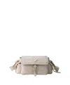 Prada Explore Medium Nappa Leather Shoulder Bag With Flap In Neutral