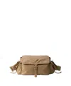 Prada Explore Medium Re-nylon Shoulder Bag With Flap In Brown