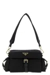Prada ' Explore' Medium Shoulder Bag In Black