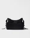 Prada Explore Side-pockets Messenger Bag In Black