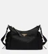 Prada Explore Re-nylon Large Shoulder Bag In Black