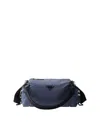 Prada Explore Re-nylon And Leather Bag In Blue