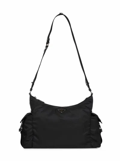 Prada Explore Shoulder Bag In Black