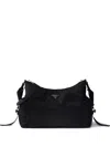 Prada Explore Side-pockets Messenger Bag In Black