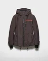 Prada Extreme-tex Ski Jacket In Brown