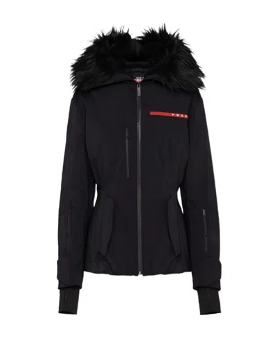 Prada Extreme-tex Stretch Skiing Casual Jacket In Black