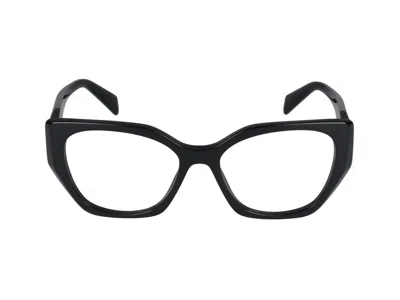 Prada Eyeglasses  0pr 18wv 1ab1o1 52/17/145 In Neutral
