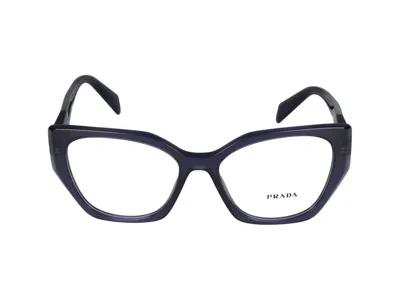 Prada Eyeglasses In Blue Crystal