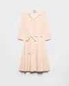 Prada Eyelet Lace Shirt Dress