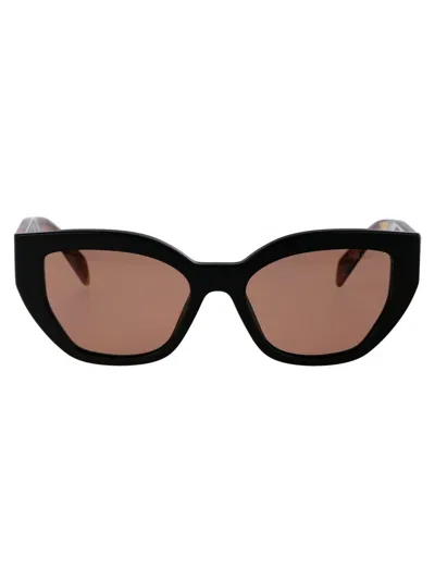 Prada Eyewear In 12o10d Mahogany