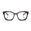Prada Pra05v 17n1o1 Glasses In 17n1o1 Havana