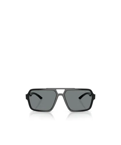 Prada Eyewear Aviator Sunglasses In Gray