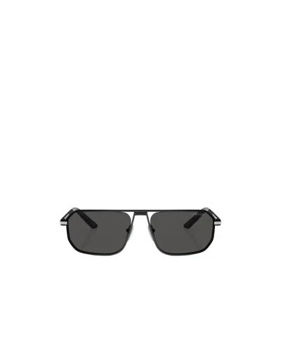 Prada Eyewear Aviator Sunglasses In Black