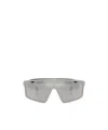 Prada Eyewear Aviator Sunglasses In Gray