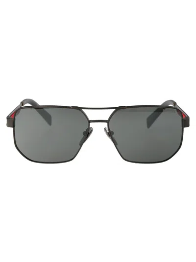 Prada Eyewear Aviator Sunglasses In Multi