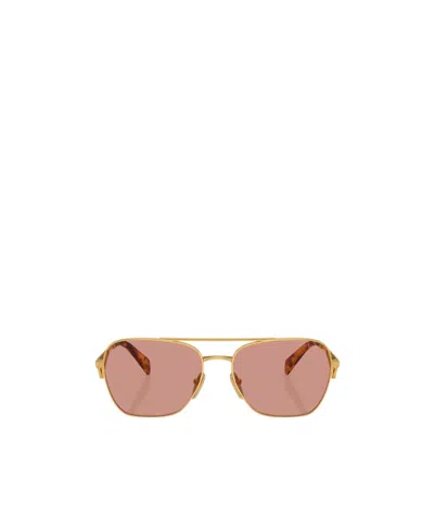 Prada Eyewear Aviator Sunglasses In Pink