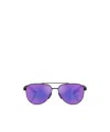Prada Linea Rossa 58mm Pilot Sunglasses In Purple