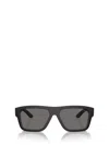Prada Ps04zs Dg002g Nero Gommato Sunglasses In Black Rubbered