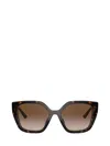 Prada Pr 19zs 2au6s1 55mm Womens Butterfly Sunglasses In Brown