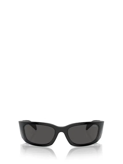 Prada Eyewear Butterfly Frame Sunglasses In Black