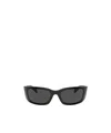 Prada Eyewear Butterfly Frame Sunglasses In Black