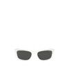 Prada Eyewear Butterfly Frame Sunglasses In Black