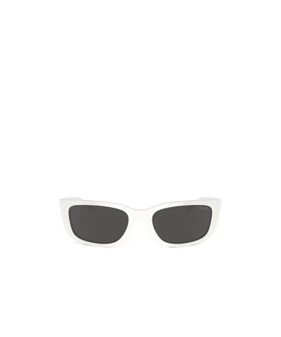 Prada Eyewear Butterfly Frame Sunglasses In Black