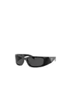 Prada Eyewear Butterfly Frame Sunglasses In Black