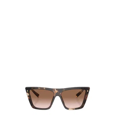 PRADA PRADA EYEWEAR BUTTERFLY FRAME SUNGLASSES