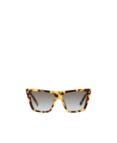 Prada Eyewear Butterfly-frame Sunglasses In Gray