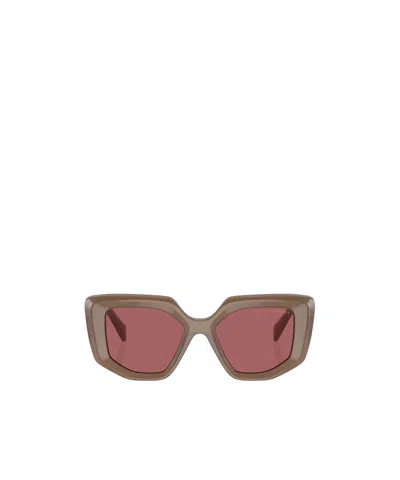 PRADA PRADA EYEWEAR BUTTERFLY FRAME SUNGLASSES