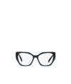 Prada Eyewear Cat-eye Frame Glasses In Black