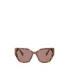 Prada Acetate Pr 19zs Sunglasses In Nude