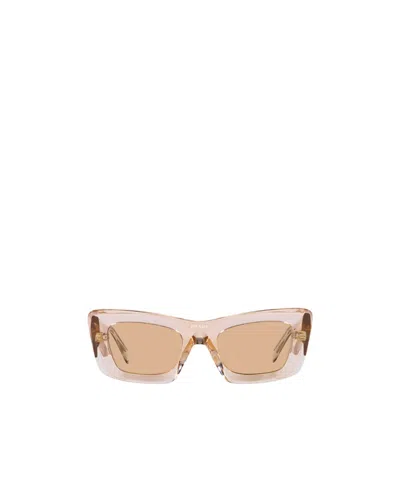 Prada Eyewear Cat-eye Frame Sunglasses In Nude