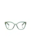 Prada Eyewear Cat-eye Glasses In Green