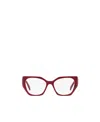 Prada 52mm Butterfly Optical Glasses In White